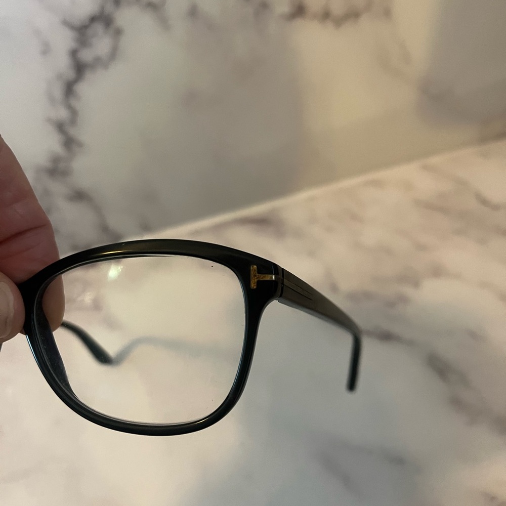 Tom Ford Black Frames with Gold Detail